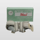 CINTO ERNIARIO IDEAL IN TESSUTO ELASTICO FORTE DOPPIO GRIGIO FRANGIATO 100CM