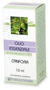 Olio Essenziale di Canfora Farmaderbe puro 100%, 10ml