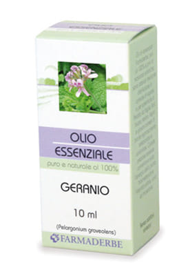 Olio Essenziale di Geranio Farmaderbe puro, 10ml
