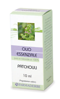 Olio Essenziale di Patchouli Farmaderbe puro 100%, 10ml