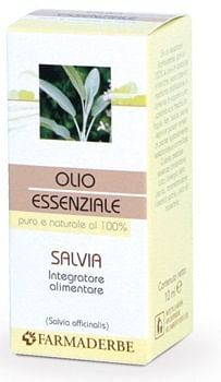 Farmaderbe Salvia Olio Essenziale 10 Ml