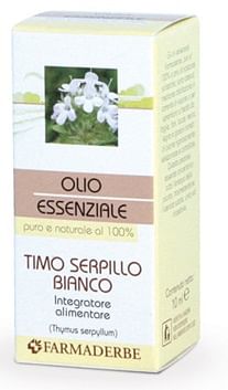 Farmaderbe Timo Bianco Olio Essenziale 10 Ml