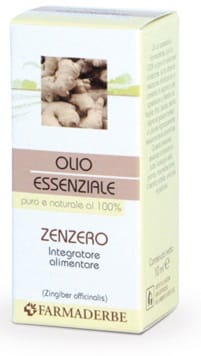 Olio Essenziale di Zenzero Farmaderbe puro 100%, 10ml
