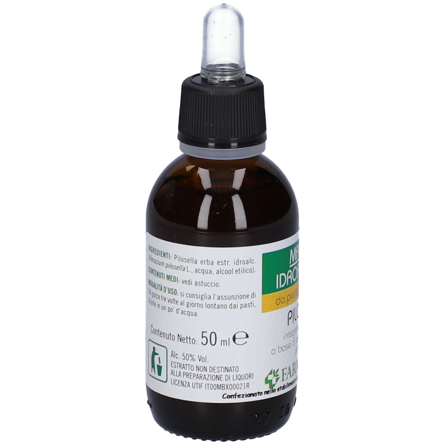 Integratore Farmaderbe Pilosella Macerato Idroalcolico 50ml