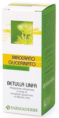 Betulla Linfa Macerato Glicerinato 50 Ml