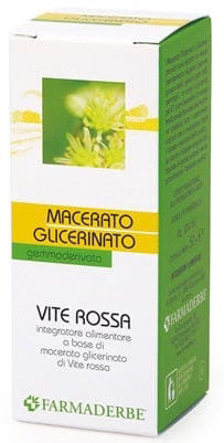 VITE ROSSA MACERATO GLICERINATO 50 ML