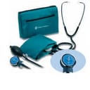 SFIGMOMANOMETRO ANEROIDE MANUALE DA BRACCIO CON FONENDOSCOPIO MODELLO POCKET  ALTA PRECISIONE  BRACCIALE IMPERMEABILE REGOLABILE  VALVOLA DI RILASCIO PROFESSIONALE