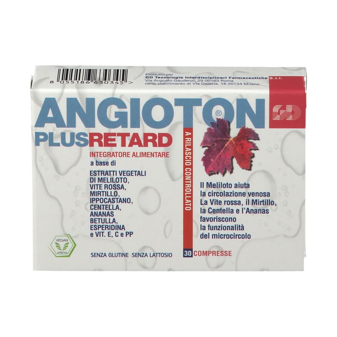 ANGIOTON PLUS RETARD 30 COMPRESSE