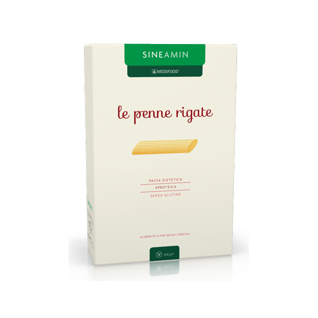Pasta aproteica Sineamin senza glutine, penne rigate 500g