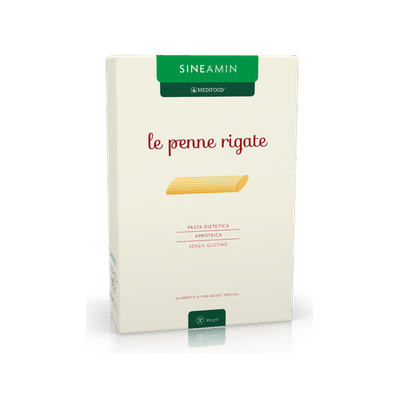 Pasta aproteica Sineamin senza glutine, penne rigate 500g