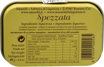 LIQUIRIZIA SPEZZATA ORO 40 G LIQUIRIZIA SPEZZATA ORO 40 G