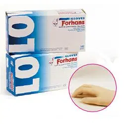 GUANTO IN LATTICE FORHANS MISURA SMALL 100 PEZZI GUANTO IN LATTICE FORHANS MISURA SMALL 100 PEZZI