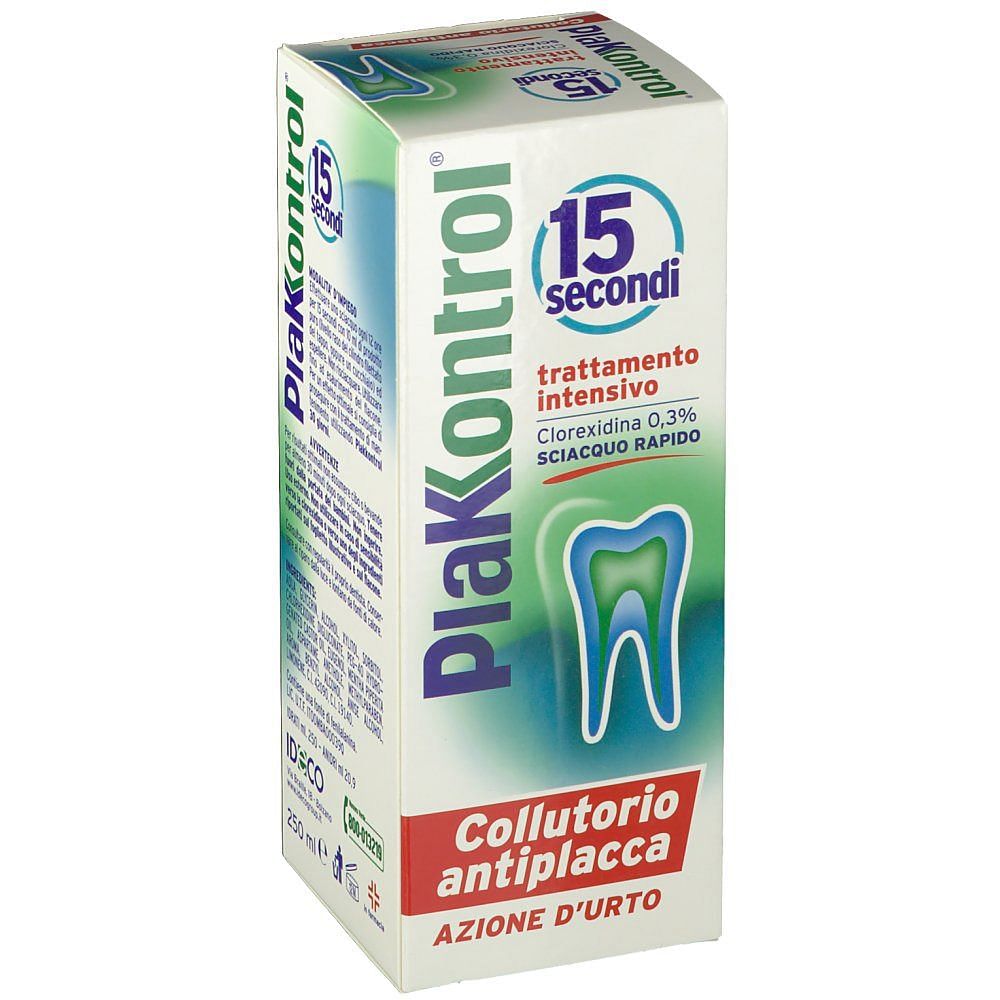 Plakkontrol 15 Secondi Collutorio 250 Ml