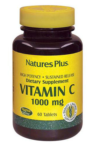 Integratore Vitamina C 1000mg con Rosa Canina, 60 tavolette