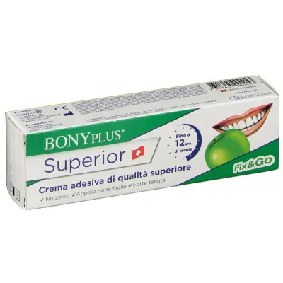 BONYPLUS CREMA ADESIVA PER PROTESI DENTARIA 40 G BONYPLUS CREMA ADESIVA PER PROTESI DENTARIA 40 G