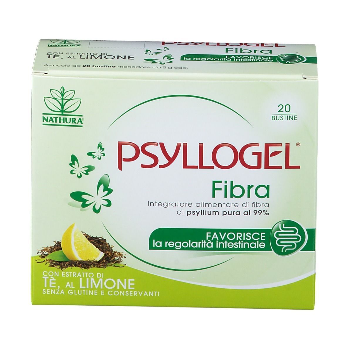 PSYLLOGEL FIBRA TE LIMONE 20 BUSTINE