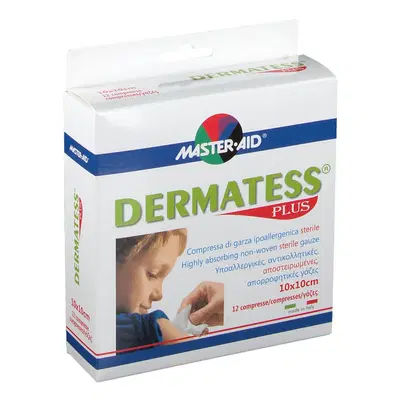 GARZA DERMATESS PLUS 10X10 12 PEZZI GARZA DERMATESS PLUS 10X10 12 PEZZI