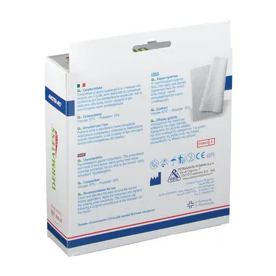 GARZA DERMATESS PLUS 10X10 12 PEZZI GARZA DERMATESS PLUS 10X10 12 PEZZI