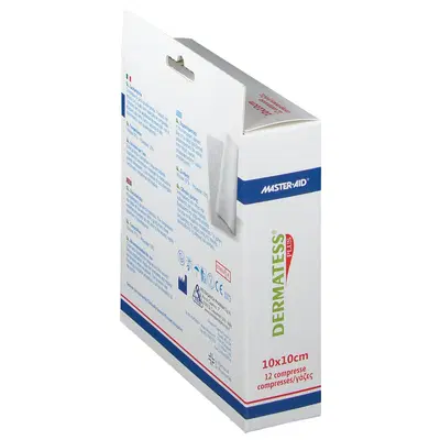 GARZA DERMATESS PLUS 10X10 12 PEZZI GARZA DERMATESS PLUS 10X10 12 PEZZI
