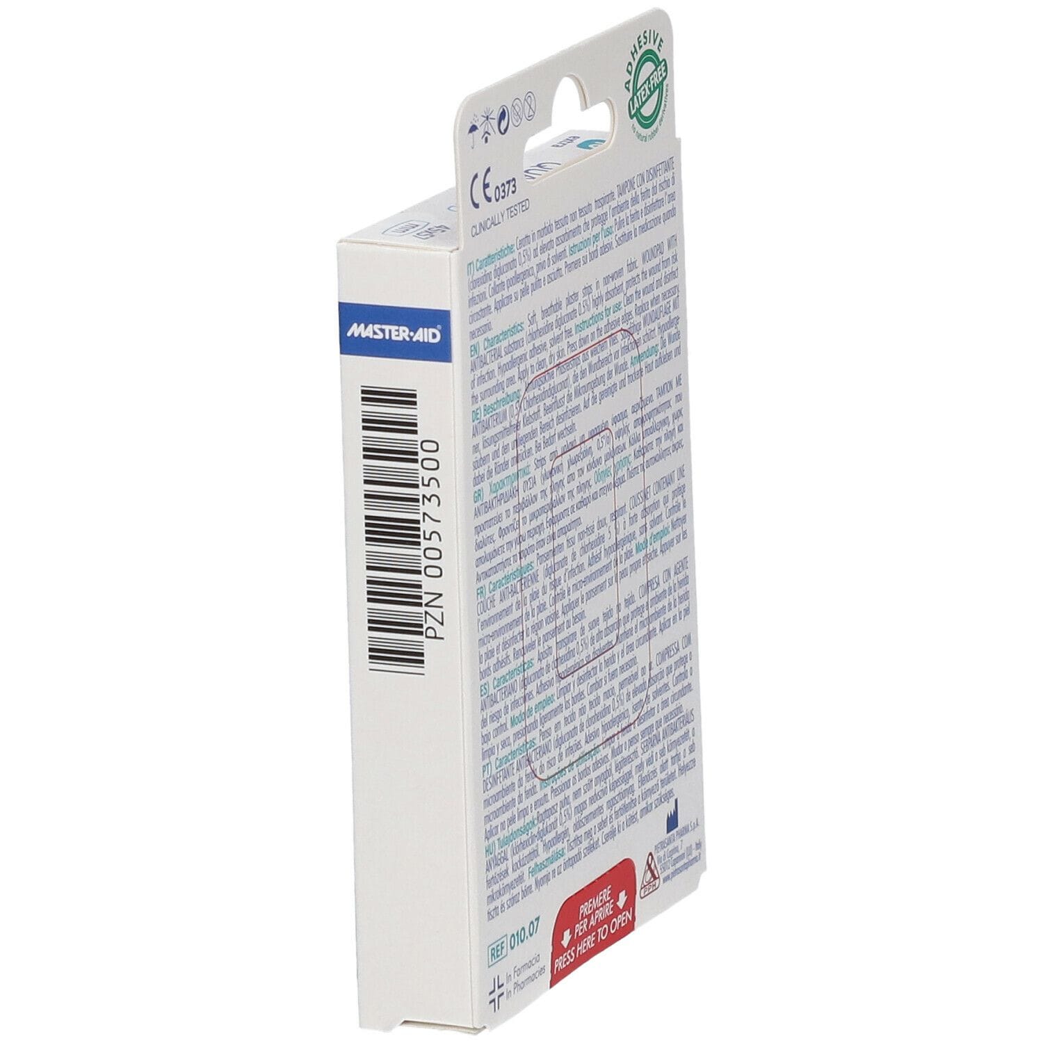 Cerotti Master-Aid Quadra Extra ipoallergenici, 10 pezzi