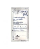 Guanti chirurgici Zetalex in lattice taglia 7,5, basso allergenico