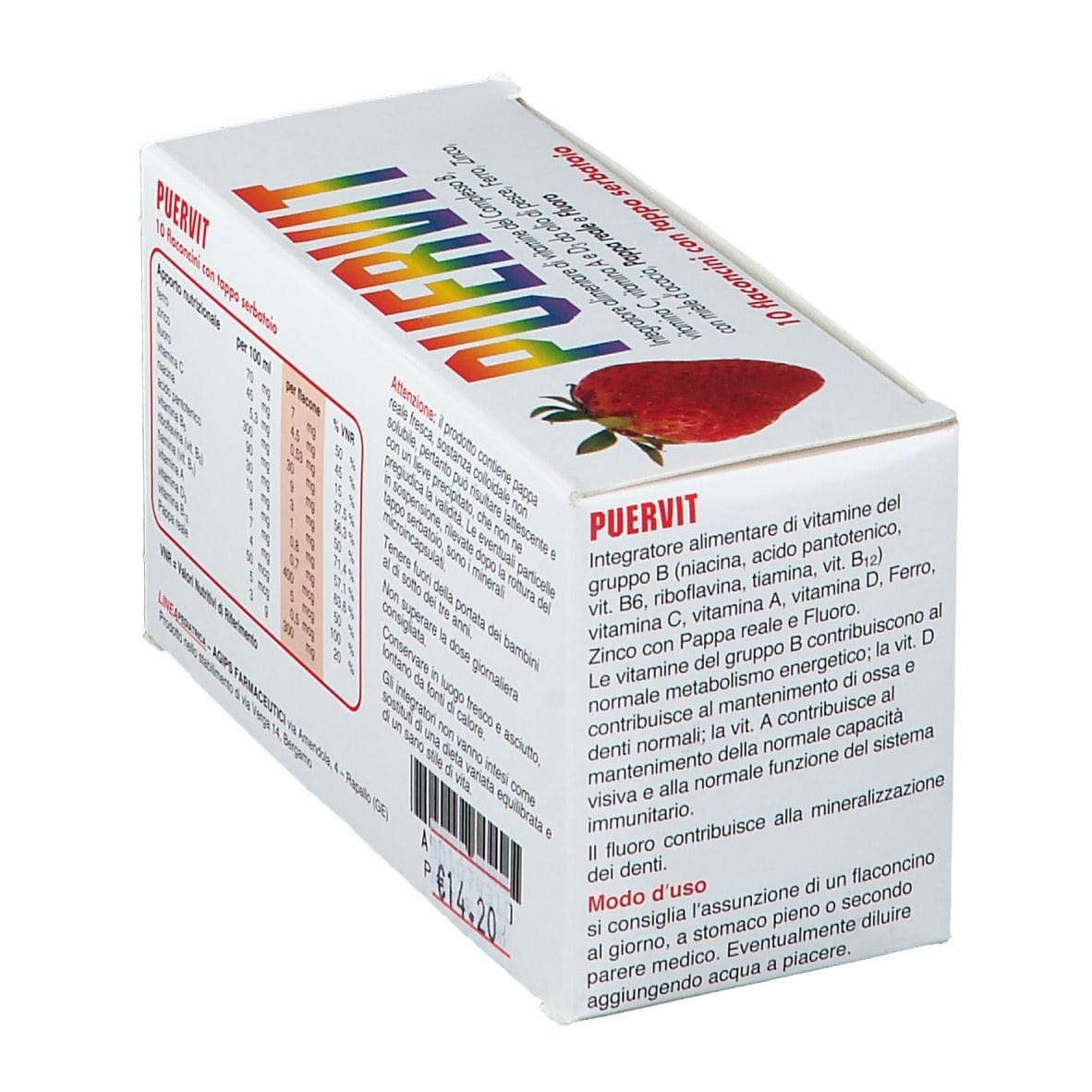 PUERVIT 10 FLACONCINI 10 ML