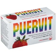 Integratore Puervit con vitamine B, D, A e minerali, 10 flaconcini