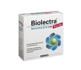 Integratore Biolectra Magnesio Forte, 20 compresse effervescenti