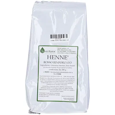 HENNE ROSSO RINFORZATO 200 G HENNE ROSSO RINFORZATO 200 G
