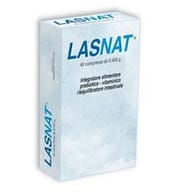 Integratore Lasnat con prebiotici e probiotici, 40 compresse