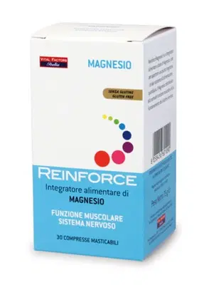 REINFORCE MAGNESIO 30 COMPRESSE MASTICABILI REINFORCE MAGNESIO 30 COMPRESSE MASTICABILI
