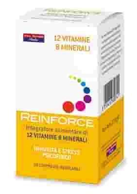 REINFORCE 12 VITAMINE + 8 MINERALI 30 COMPRESSE MASTICABILI