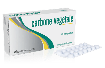 CARBONE VEGETALE 40 COMPRESSE