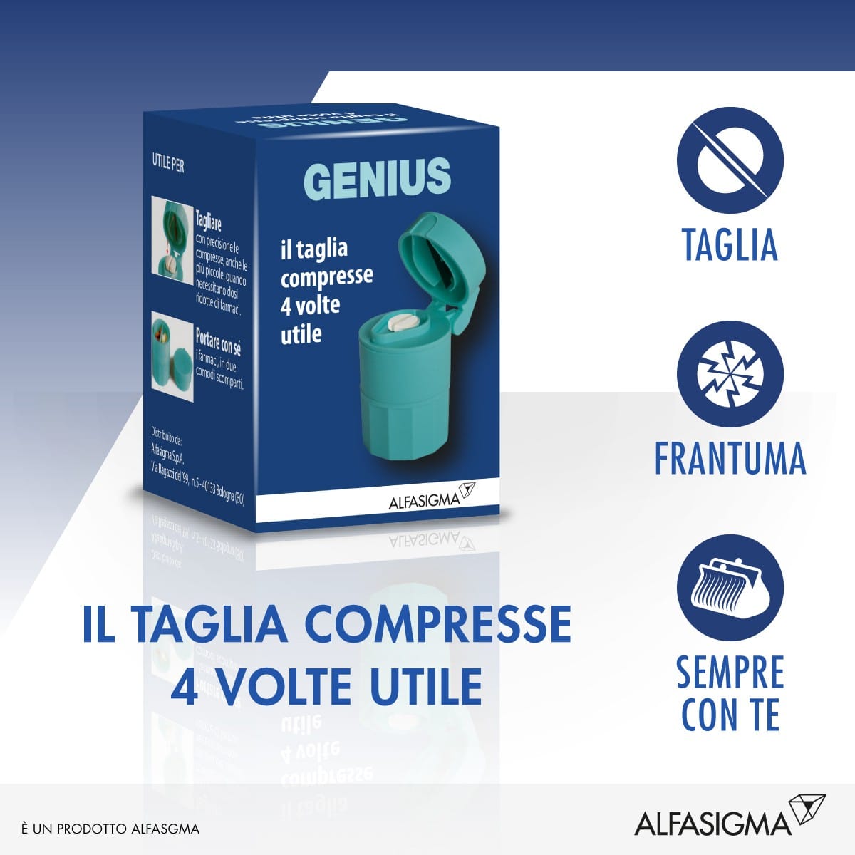 GENIUS TAGLIA/PORTA/FRANTUMA PILLOLE