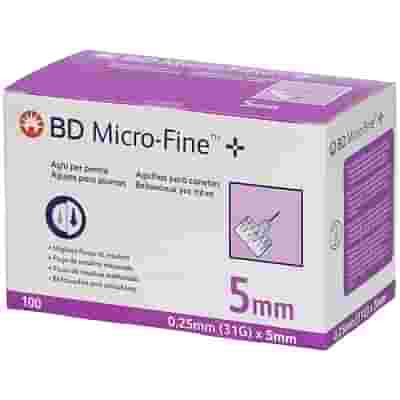 AGO PER PENNA DA INSULINA BD MICROFINE GAUGE 31 5 MM 100 PEZZI