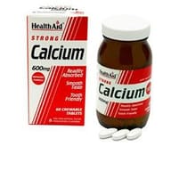 Integratore Calcium 600mg Strong con Vitamina D, 60 compresse