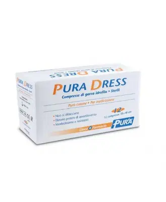 GARZA IDROFILA PURA DRESS 18X40CM 12 PEZZI GARZA IDROFILA PURA DRESS 18X40CM 12 PEZZI