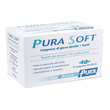 GARZA IN TESSUTO NON TESSUTO PURA SOFT 36X40CM 12 PEZZI
