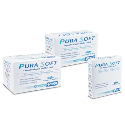 GARZA IN TESSUTO NON TESSUTO PURA SOFT 18X40CM 12 PEZZI GARZA IN TESSUTO NON TESSUTO PURA SOFT 18X40CM 12 PEZZI
