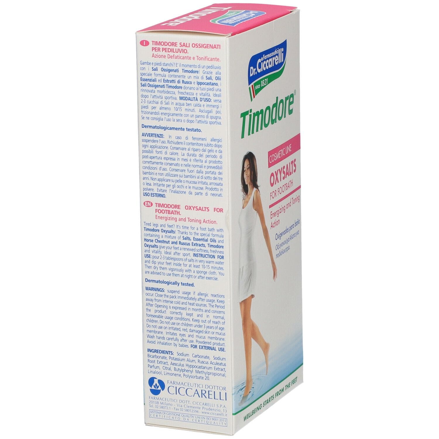 Sali per pediluvio Ciccarelli defaticanti e tonificanti 400g