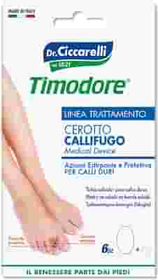 CEROTTO CALLIFUGO SAGOMATO PER CALLI DURI APPLICARE SU FORMAZIONI CORNEE DURE IGIENEPIEDE 6 PEZZI