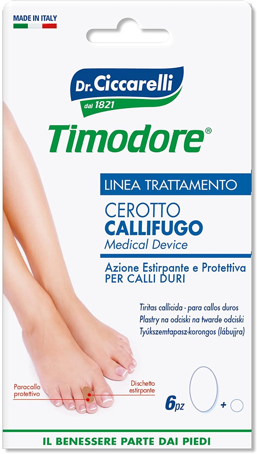 Cerotto Callifugo Sagomato Per Calli Duri Applicare Su Formazioni Cornee Dure Igienepiede 6 Pezzi