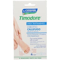 CEROTTO CALLIFUGO CON PARACALLO E ALETTE DI FISSAGGIO PER CALLI MOLLI INTERDIGITALI IGIENEPIEDE 6 PEZZI