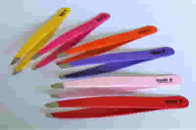 OTTO S PINZETTA NICHELATA PUNTA ORO OBLIQUA STRETTA