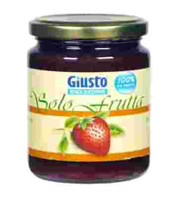 GIUSTO SOLO FRUTTA MARMELLATA FRAGOLE 284 G