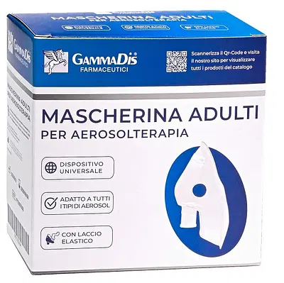 MASCHERINA IN PLASTICA UNIVERESALE AEROSOL GAMMADIS MASCHERINA IN PLASTICA UNIVERESALE AEROSOL GAMMADIS