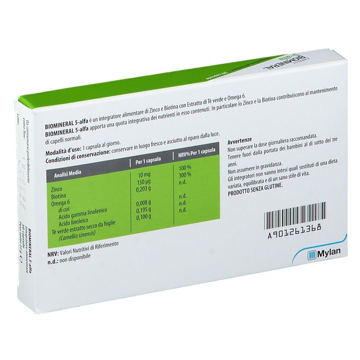 BIOMINERAL 5 ALFA 30 CAPSULE