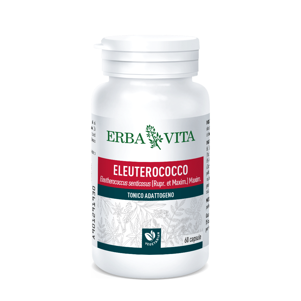 Integratore Eleuterococco Erba Vita 400mg, 60 capsule
