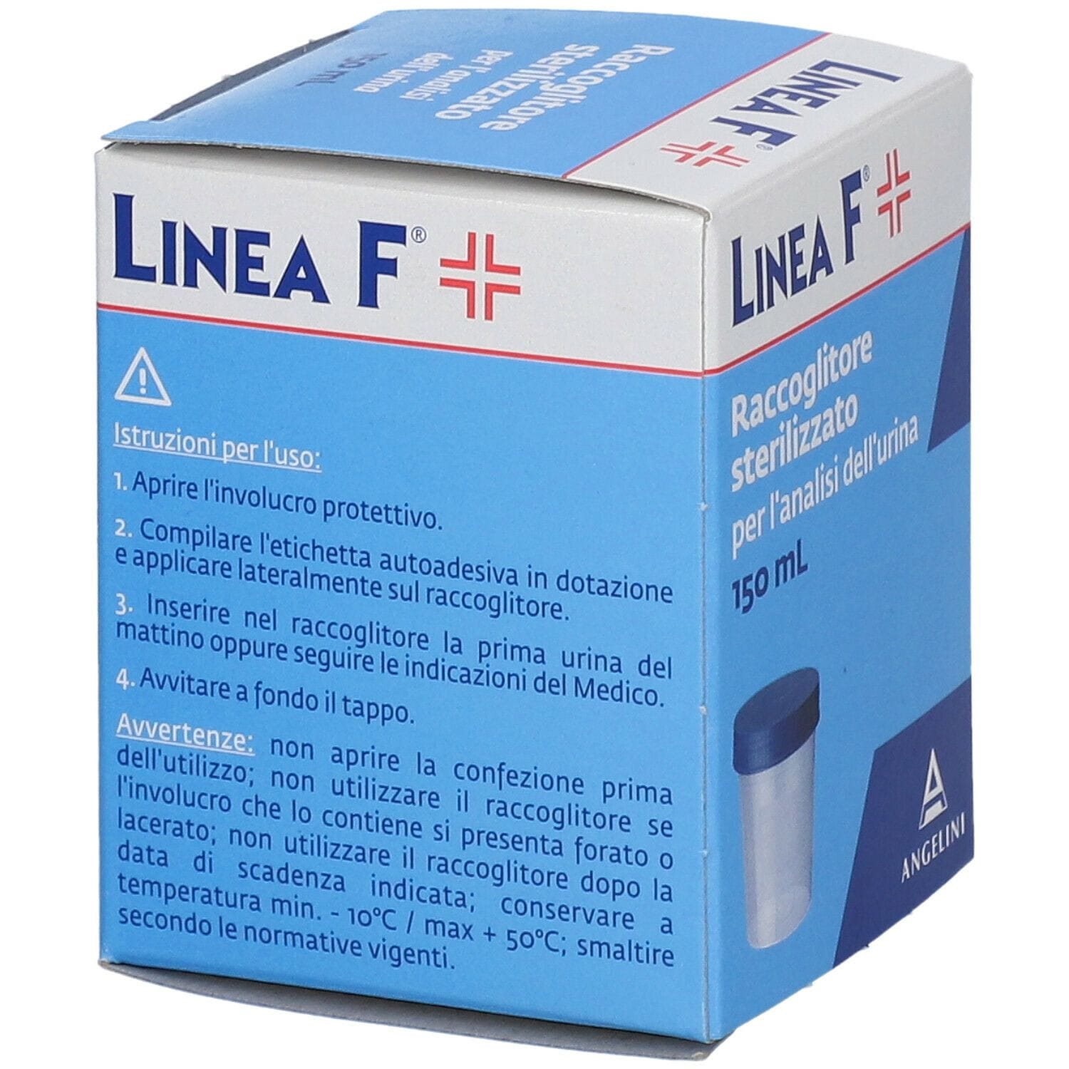 Contenitore urina Linea F sterilizzato 150ml per analisi