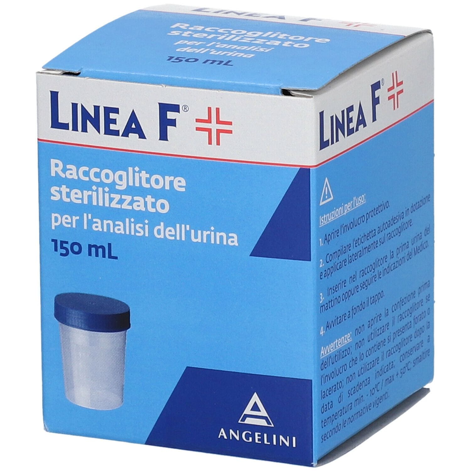 Contenitore urina Linea F sterilizzato 150ml per analisi
